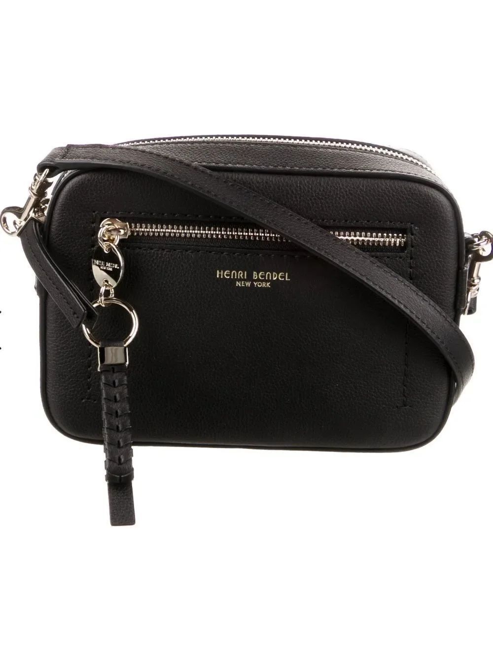 Henri Bendel Crosby Mini Zip Crossbody Bag - Black